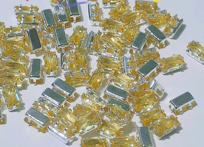 3*6mm rectangle diamond spacer $5/50pc