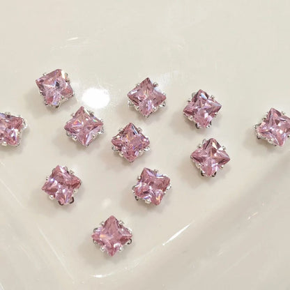 diamont spacer 5MM cube $1/10pc