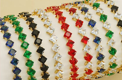 diamont spacer 5MM cube $1/10pc