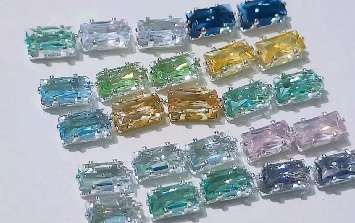3*6mm rectangle diamond spacer $5/50pc