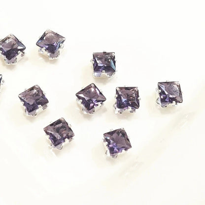 diamont spacer 5MM cube $1/10pc